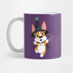 Simple Corgi Witch Mug